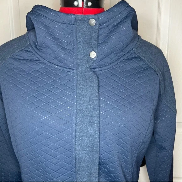 The North Face Recover Up Jacket Women Small Navy Blue Hooded Lightweight - Picture 2 of 13